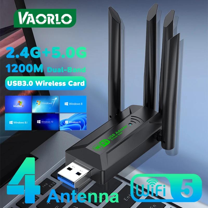  4 ׳ 1200Mbps WiFi USB 3.0  Win 10/11 PC  2.4G/5GHZ   WiFi   Ʈũ ī 802.11AX
